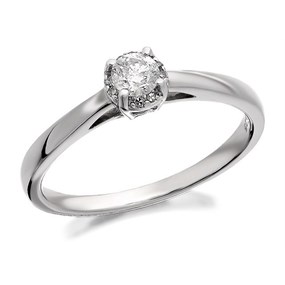 9ct White Gold Diamond Ring -1/4ct EXCLUSIVE - D6814
