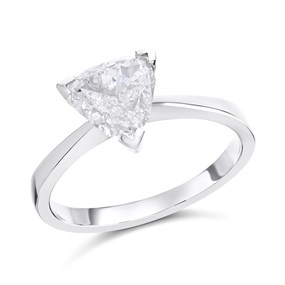 Platinum Diamond Solitaire Engagement Ring - 1.2ct - H/I1 - H1261