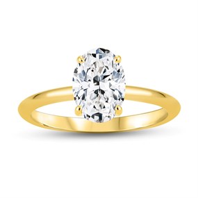 Blossom 9ct Gold Lab Grown Diamond Solitaire Ring - 1.06ct - L40002