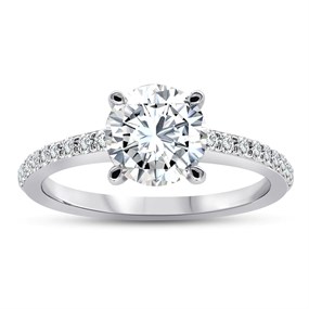 Blossom 9ct White Gold Lab Grown Diamond Ring - 1.15ct - L40020